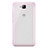 Ultra Slim Transparent Matte Finish Cover for Huawei Y6 Pro Pink