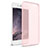 Ultra Slim Transparent Matte Finish Soft Cover for Apple iPhone 6S Plus Pink