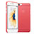 Ultra Slim Transparent Plastic Cover for Apple iPhone 6 Red