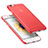 Ultra Slim Transparent Plastic Cover for Apple iPhone 6 Red