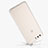 Ultra Slim Transparent Plastic Cover for Huawei P10 Plus White