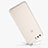 Ultra Slim Transparent Plastic Cover for Huawei P10 White