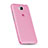 Ultra Slim Transparent TPU Soft Case for Huawei Y6 Pro Pink