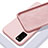 Ultra-thin Silicone Gel Soft Case 360 Degrees Cover C02 for Huawei Honor V30 5G Pink