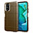 Ultra-thin Silicone Gel Soft Case 360 Degrees Cover C05 for Huawei Honor V30 5G Brown