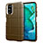 Ultra-thin Silicone Gel Soft Case 360 Degrees Cover C05 for Huawei Honor V30 Pro 5G Brown