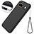Ultra-thin Silicone Gel Soft Case 360 Degrees Cover for Google Pixel 8a 5G Black