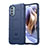 Ultra-thin Silicone Gel Soft Case 360 Degrees Cover for Motorola Moto G41 Blue