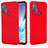 Ultra-thin Silicone Gel Soft Case 360 Degrees Cover for Motorola Moto G50 Red