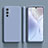 Ultra-thin Silicone Gel Soft Case 360 Degrees Cover for OnePlus 9RT 5G Lavender Gray