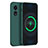 Ultra-thin Silicone Gel Soft Case 360 Degrees Cover for Oppo A1x 5G Midnight Green