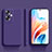 Ultra-thin Silicone Gel Soft Case 360 Degrees Cover for Oppo A2 5G Purple