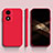 Ultra-thin Silicone Gel Soft Case 360 Degrees Cover for Oppo A2x 5G Red