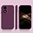 Ultra-thin Silicone Gel Soft Case 360 Degrees Cover for Oppo A2x 5G Red Wine