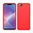 Ultra-thin Silicone Gel Soft Case 360 Degrees Cover for Oppo A5 Red