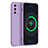 Ultra-thin Silicone Gel Soft Case 360 Degrees Cover for Oppo A55 5G Clove Purple