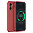 Ultra-thin Silicone Gel Soft Case 360 Degrees Cover for Oppo A77 5G Red