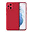 Ultra-thin Silicone Gel Soft Case 360 Degrees Cover for Oppo Find X3 5G Red