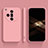 Ultra-thin Silicone Gel Soft Case 360 Degrees Cover for Oppo Find X7 5G Pink