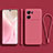 Ultra-thin Silicone Gel Soft Case 360 Degrees Cover for Oppo K10 5G Hot Pink