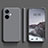 Ultra-thin Silicone Gel Soft Case 360 Degrees Cover for Oppo K11 5G Gray