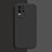 Ultra-thin Silicone Gel Soft Case 360 Degrees Cover for Oppo K9X 5G Black