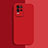 Ultra-thin Silicone Gel Soft Case 360 Degrees Cover for Oppo K9X 5G Red