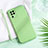 Ultra-thin Silicone Gel Soft Case 360 Degrees Cover for Oppo Reno5 Lite Matcha Green