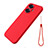 Ultra-thin Silicone Gel Soft Case 360 Degrees Cover for Realme C55 Red