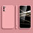 Ultra-thin Silicone Gel Soft Case 360 Degrees Cover for Samsung Galaxy A03s Pink