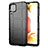 Ultra-thin Silicone Gel Soft Case 360 Degrees Cover for Samsung Galaxy A12 Nacho Black
