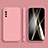 Ultra-thin Silicone Gel Soft Case 360 Degrees Cover for Samsung Galaxy A41 SC-41A Pink