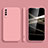 Ultra-thin Silicone Gel Soft Case 360 Degrees Cover for Samsung Galaxy A50 Pink