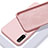 Ultra-thin Silicone Gel Soft Case 360 Degrees Cover for Samsung Galaxy A90 5G Rose Gold