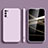 Ultra-thin Silicone Gel Soft Case 360 Degrees Cover for Samsung Galaxy M02s Clove Purple