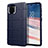 Ultra-thin Silicone Gel Soft Case 360 Degrees Cover for Samsung Galaxy Note 10 Lite Blue