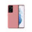 Ultra-thin Silicone Gel Soft Case 360 Degrees Cover for Samsung Galaxy S21 Ultra 5G Rose Gold