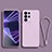 Ultra-thin Silicone Gel Soft Case 360 Degrees Cover for Samsung Galaxy S22 Ultra 5G Clove Purple