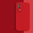 Ultra-thin Silicone Gel Soft Case 360 Degrees Cover for Vivo iQOO Z5x 5G Red