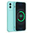 Ultra-thin Silicone Gel Soft Case 360 Degrees Cover for Vivo iQOO Z6x Cyan