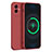 Ultra-thin Silicone Gel Soft Case 360 Degrees Cover for Vivo iQOO Z6x Red