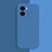 Ultra-thin Silicone Gel Soft Case 360 Degrees Cover for Vivo iQOO Z7 5G Blue