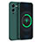 Ultra-thin Silicone Gel Soft Case 360 Degrees Cover for Vivo V25 Pro 5G Midnight Green