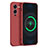 Ultra-thin Silicone Gel Soft Case 360 Degrees Cover for Vivo V25 Pro 5G Red