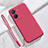 Ultra-thin Silicone Gel Soft Case 360 Degrees Cover for Vivo Y35 5G Red