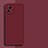 Ultra-thin Silicone Gel Soft Case 360 Degrees Cover for Vivo Y72 India Red Wine