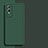 Ultra-thin Silicone Gel Soft Case 360 Degrees Cover for Vivo Y74s 5G Midnight Green