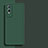 Ultra-thin Silicone Gel Soft Case 360 Degrees Cover for Vivo Y76s 5G Midnight Green