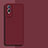 Ultra-thin Silicone Gel Soft Case 360 Degrees Cover for Vivo Y76s 5G Red