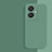 Ultra-thin Silicone Gel Soft Case 360 Degrees Cover for Vivo Y78 Plus 5G Midnight Green